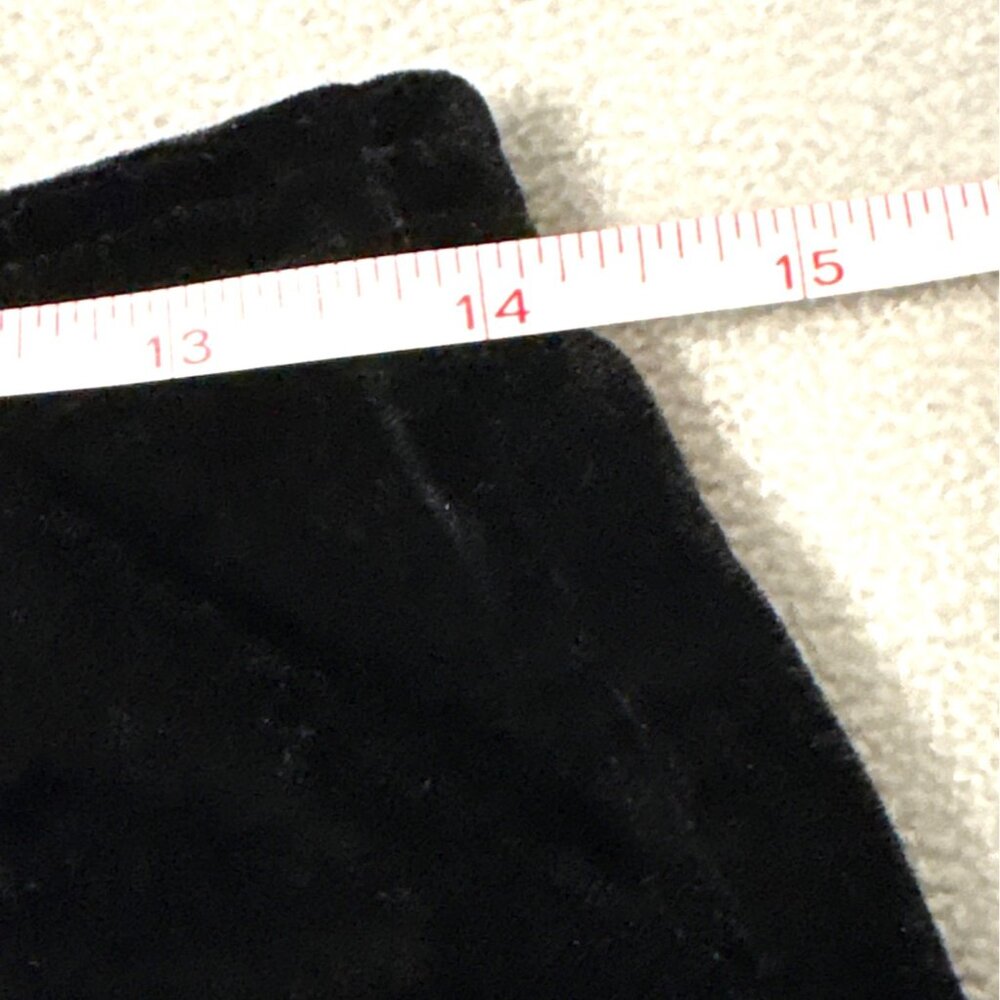 No Boundaries Black Velvet Flared Pants Size 11/13 witchy whimsygoth - Picture 4 of 6